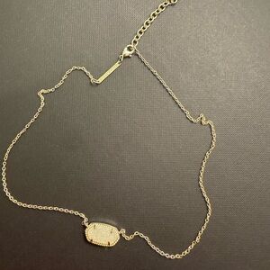 ✨ Kendra Scott Druzy Pendant Necklace | Silver Tone | Adjustable |